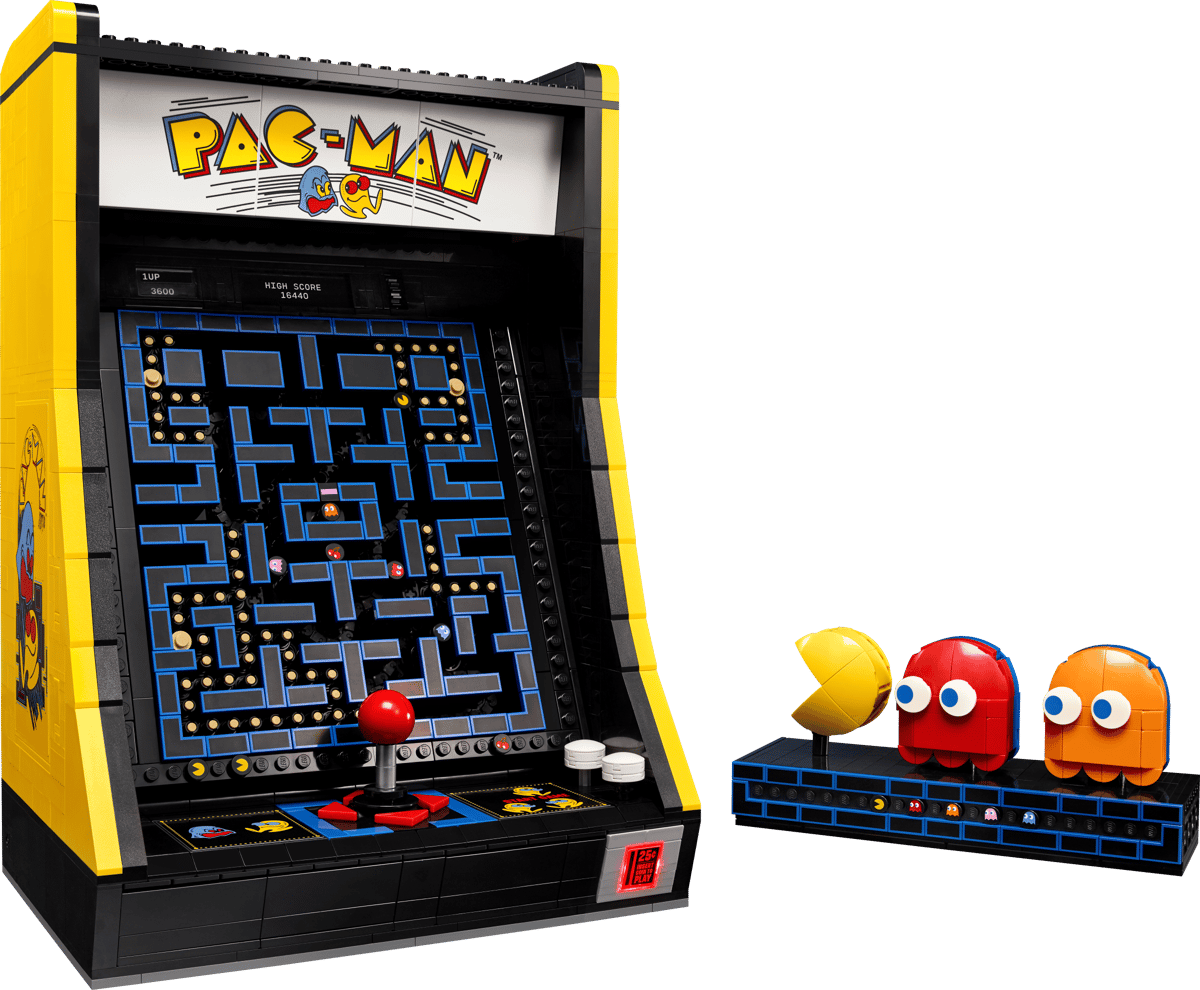 PAC-MAN Arcade Lego Icons Machine